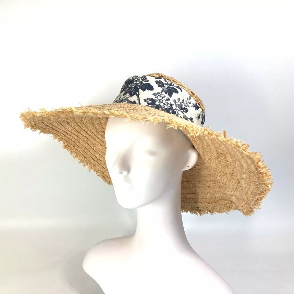 GUCCI 408789 hat hat bucket hat bob hat herbarium ribbon flora straw hat hat... - Picture 3 of 13